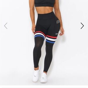 Bombshell scrunch butt thigh high leggings